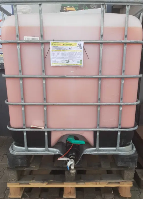 GLICER-MAX HEPAPRO - Gliceryna z beta-karotenem, Energia dla krów 13,4 MJ