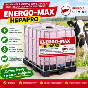Gliceryna - Energia dla Krów 16,8 MJ. Energo-max Hepapro 1000kg