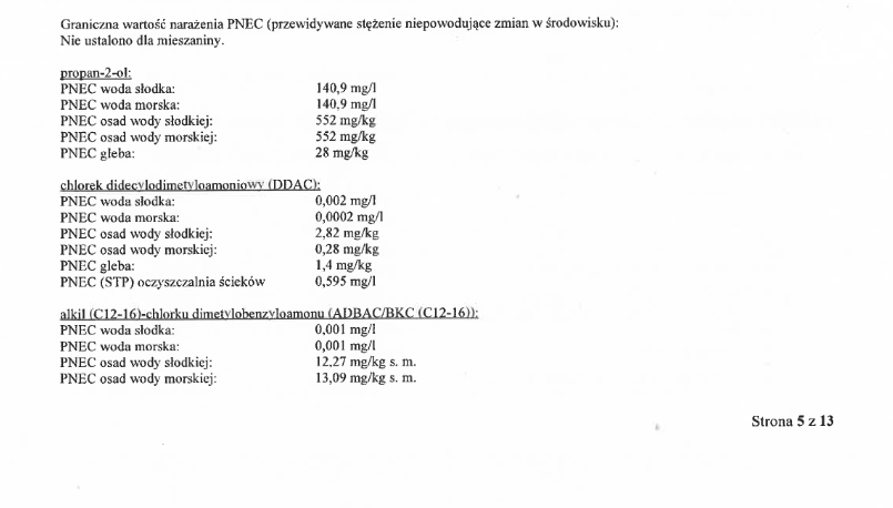 Płyn do mat dezynfekcyjnych 5kg koncentrat - obrazek 6