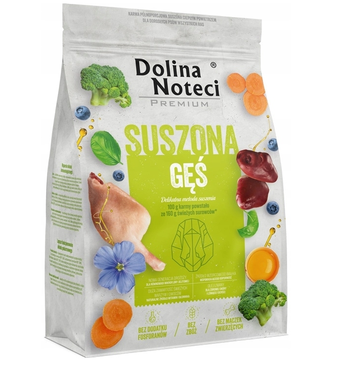 Karma suszona dla psa Gęś DOLINA NOTECI Premium